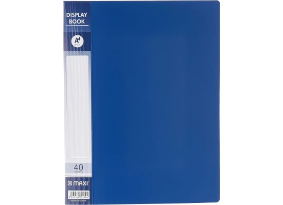 Clear Display Book 40 U Pockets A4 Size